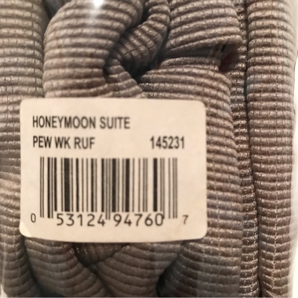 Nicole Miller KING BED SKIRT pewter NEW - Picture 6 of 12